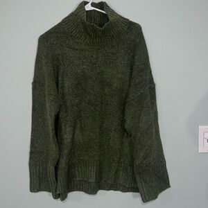 Cozy Dark Green Women's Sweater